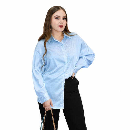 BLUSA CAMISERA PEDRERIA
