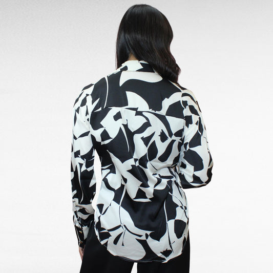 BLUSA SATIN ESTAMPADA