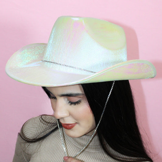 SOMBRERO METALICO LAZO DE PEDRERIA