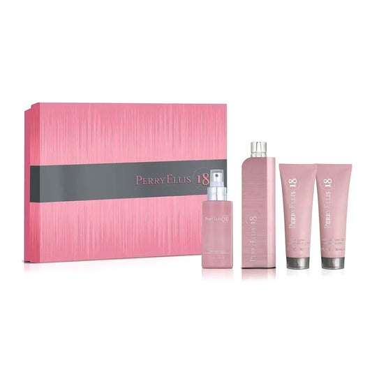 PERFUME SET 4PZAS 18 PERRY ELLIS