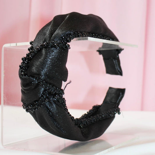 DIADEMA LISTON CON PERLAS