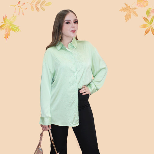 BLUSA CAMISERA PEDRERIA