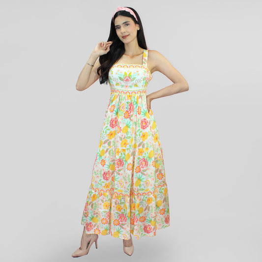 VESTIDO PIÑAS CON DIADEMA