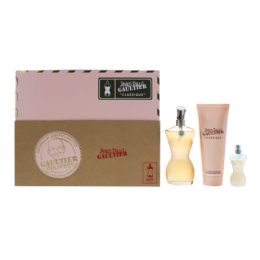 PERFUME SET 3 PZAS CLASSIQUE JEAN PAUL GAULTTER