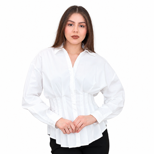 BLUSA MANGA LARGA CORTE PRINCESA