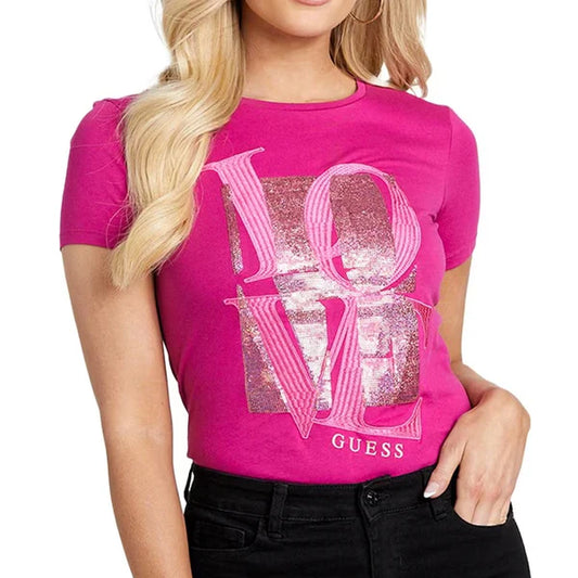 BLUSA LOVE LOGO GUESS