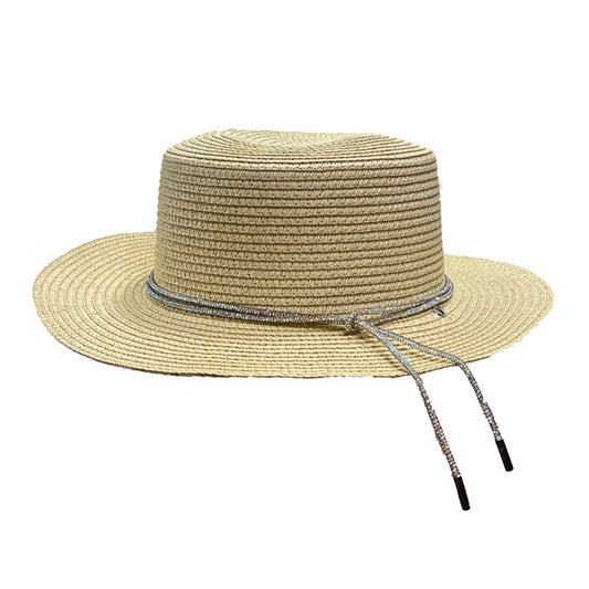 SOMBRERO CON CORDON DE PEDERIA