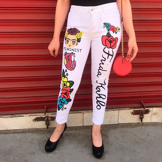 PANTALON FRIDA (FEMINISTA)