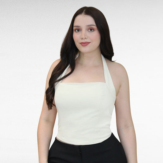 BLUSA CORTA HALTER